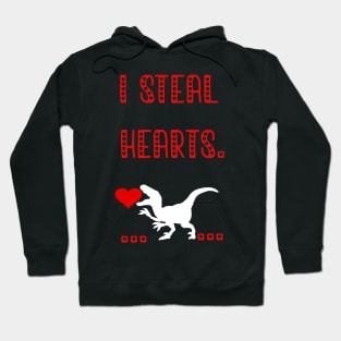 I i Steal Hearts Trex Dino Cute Baby Boy Valentines Day Gift 2021 Hoodie